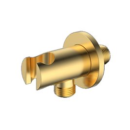 Zestaw prysznicowy podtynkowy z wylewką wannową złoto szczotkowane Ultimate ANUL131221 Avapax