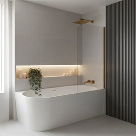 Wanna przyścienna narożna prawa 150 cm Bellanto Slim Rea zdjęcie 4