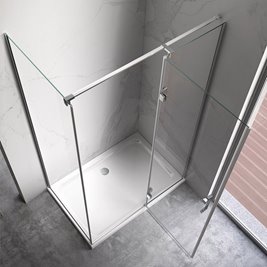 Kabina prysznicowa prostokątna drzwi uchylne 110x80 KZ02C