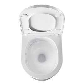 Zestaw podtynkowy stelaż GEBERIT DUOFIX + miska ELITE-WH-02 + przycisk DELTA 50 czarny mat