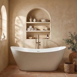 Wanna wolnostojąca 150 cm Ferrano Slim Rea zdjęcie 4