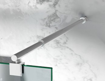 Ścianka prysznicowa 140 cm lustro weneckie szkło 8mm Swiss Liniger