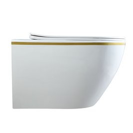 Zestaw podtynkowy stelaż GEBERIT DUOFIX + miska MIZU-WH-GL-TR-03 + przycisk DELTA 50 czarny mat