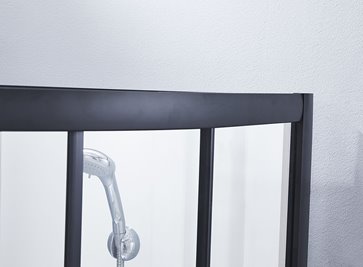 Kabina prysznicowa z hydromasażem wysoki brodzik biała 100x100 MO-09902