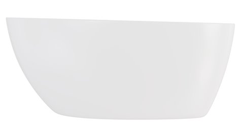 Matowa wanna wolnostojąca z konglomeratu + klik-klak złoty Goya Matt 142 cm Besco WMMB-140GKG