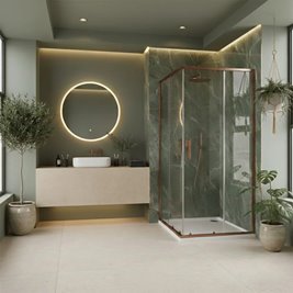 Kabina City 90x90 widok z przodu