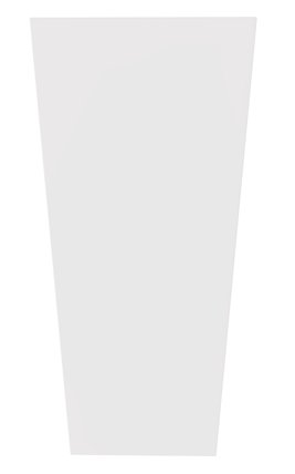 Matowa umywalka wolnostojąca Vera Matt Besco UMMB-V-WO