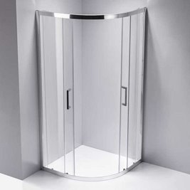 Kabina prysznicowa półokrągła 100x100 drzwi rozsuwane KZ101C