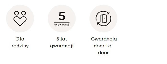 Bateria wannowa wolnostojąca chrom Aspira Besco BW-A-CH