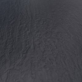 Czarny brodzik prysznicowy prostokątny o strukturze kamienia 130x90 cm Riko Hydrosan