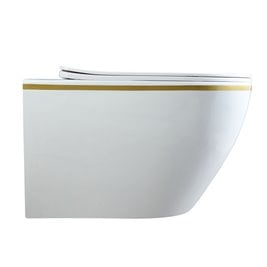 Zestaw podtynkowy stelaż GEBERIT DUOFIX + miska MIZU-WH-GL-TR-03 + przycisk DELTA 50 czarny połysk