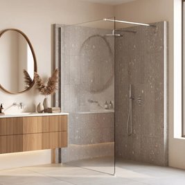 Flexi Rea ścianka prysznicowa do łazienki 100 cm profil chrom zdjęcie 4