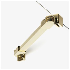 Drzwi prysznicowe uchylne prawe kolor złoty 100 cm D-0912A New Trendy Nesta Gold Light