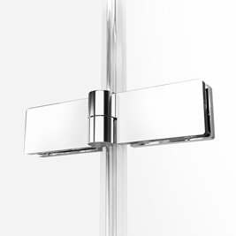 Kabina prysznicowa New Trendy Kalibra 1D drzwi uchylne lewe kolor chrom 90x90 cm K-5007