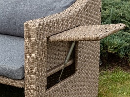 Zestaw mebli ogrodowych z technorattanu Malta Loge Garden