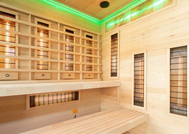 Sauna na podczerwień 4 osobowa + kamienie solne 180X160X200CM MO-EP4RSP XL Infrared Mazur