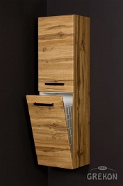 Szafka łazienkowa wisząca z koszem seria Fokus Loft Gante