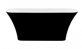 Wanna wolnostojąca z konglomeratu + klik-klak chrom 160 cm Assos B&W Besco