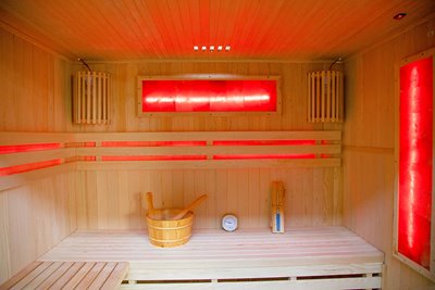 Sauna sucha fińska piec 6 KW Harvia BC60 + kamień solny 180X160X200CM MO-EA4S Mazur