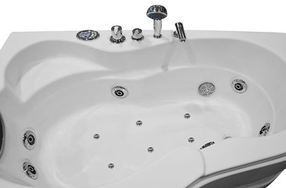 Wanna z hydromasażem asymetryczna 150x92 cm MO-0207