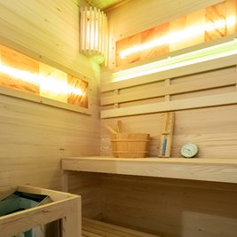 Sauna fińska 2 osobowa wysokotemperaturowa 3,5KW Harvia 120x120 cm Lark1-WD