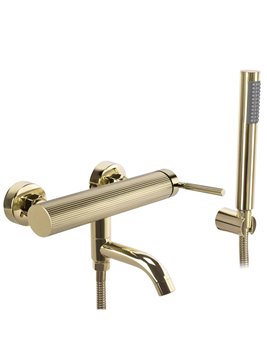 Bateria wannowa Argon Rea złoty połysk