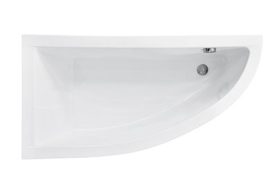 Wanna narożna 140 cm Lewa Praktika Besco