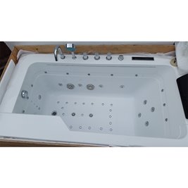 Wanna z hydromasażem prostokątna 170x90 cm Nevada-WH 912