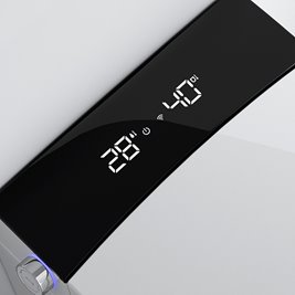 Zestaw podtynkowy wc stelaż + miska automatyczna myjąca przycisk czarny Drop