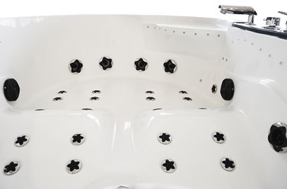Wanna spa z hydromasażem asymetryczna 180x122 cm MUS-1062 PRAWA