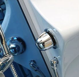 Kabina prysznicowa z hydromasażem zabudowana 100x100 MO-0210