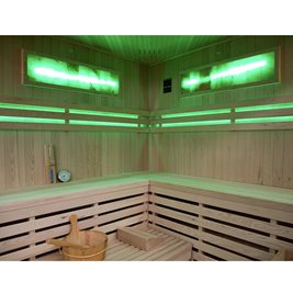 Sauna fińska 6 osobowa wysokotemperaturowa 8KW Harvia 200x200 cm Kemi6