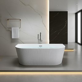 Wanna wolnostojąca przyścienna 170 cm Carlo Led Hydrosan