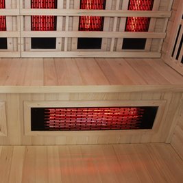 Sauna Combo na podczerwień + fińska 6-osobowa 200x160 cm Helsi2 8KW