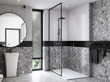 Ścianka prysznicowa wspornik sufitowy 120 cm Icon Besco