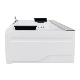 Wanna z hydromasażem prostokątna do zabudowy + obudowa Kalambo WH 190x150 cm