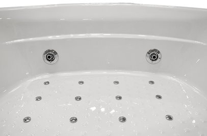 Duża kabino wanna Spa z hydromasażem 150x150 cm MO-08150