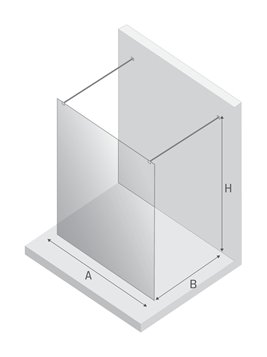 Ścianka prysznicowa 110 cm EXK-0036 New Modus New Trendy