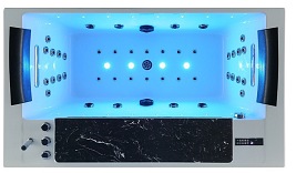 Wanna z hydromasażem 180x100 Montana 925B Hydrosan