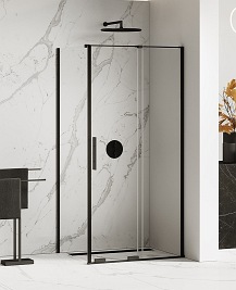 Smart New Trendy Black czarna kabina prysznicowa narożna prostokątna 120x80 cm EXK-4134
