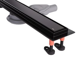 Odpływ liniowy Rea czarny Neox Superflow 80 cm