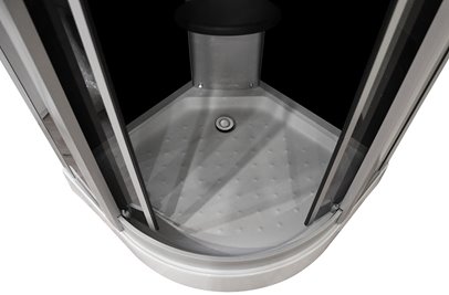 Kabina prysznicowa zabudowana z hydromasażem niski brodzik 90x90 cm MO-06089B