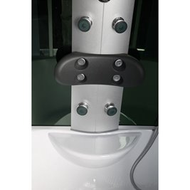 Kabina prysznicowa z sauną i hydromasażem prostokątna 140x85 MO-09913DS