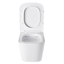 Zestaw podtynkowy stelaż GEBERIT DUOFIX + miska AQUA-WH-03 + przycisk DELTA 50 czarny mat