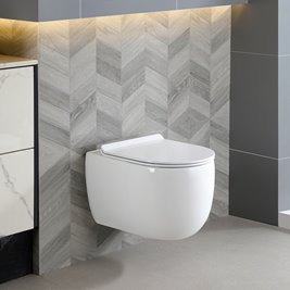 Zestaw podtynkowy stelaż GEBERIT DUOFIX + miska LAKE-WH-TR-01 + przycisk DELTA 20 biały