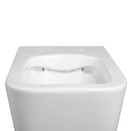 Zestaw podtynkowy stelaż GEBERIT DUOFIX + miska RAIN-WH-RIM-03 + przycisk DELTA 30 chrom