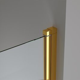Parawan wannowy stały złoty 70x140 PR01
