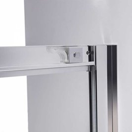 Kabina prysznicowa półokrągła 90x90 drzwi rozsuwane KZ101B