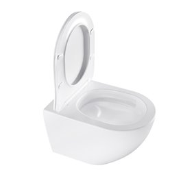 Zestaw podtynkowy stelaż GEBERIT DUOFIX + miska FLOW-WH-TR-03 + przycisk DELTA 30 biały