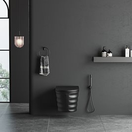 Zestaw podtynkowy stelaż GEBERIT DUOFIX + miska SKAL-MTB-RIM-01 + przycisk DELTA 30 biały